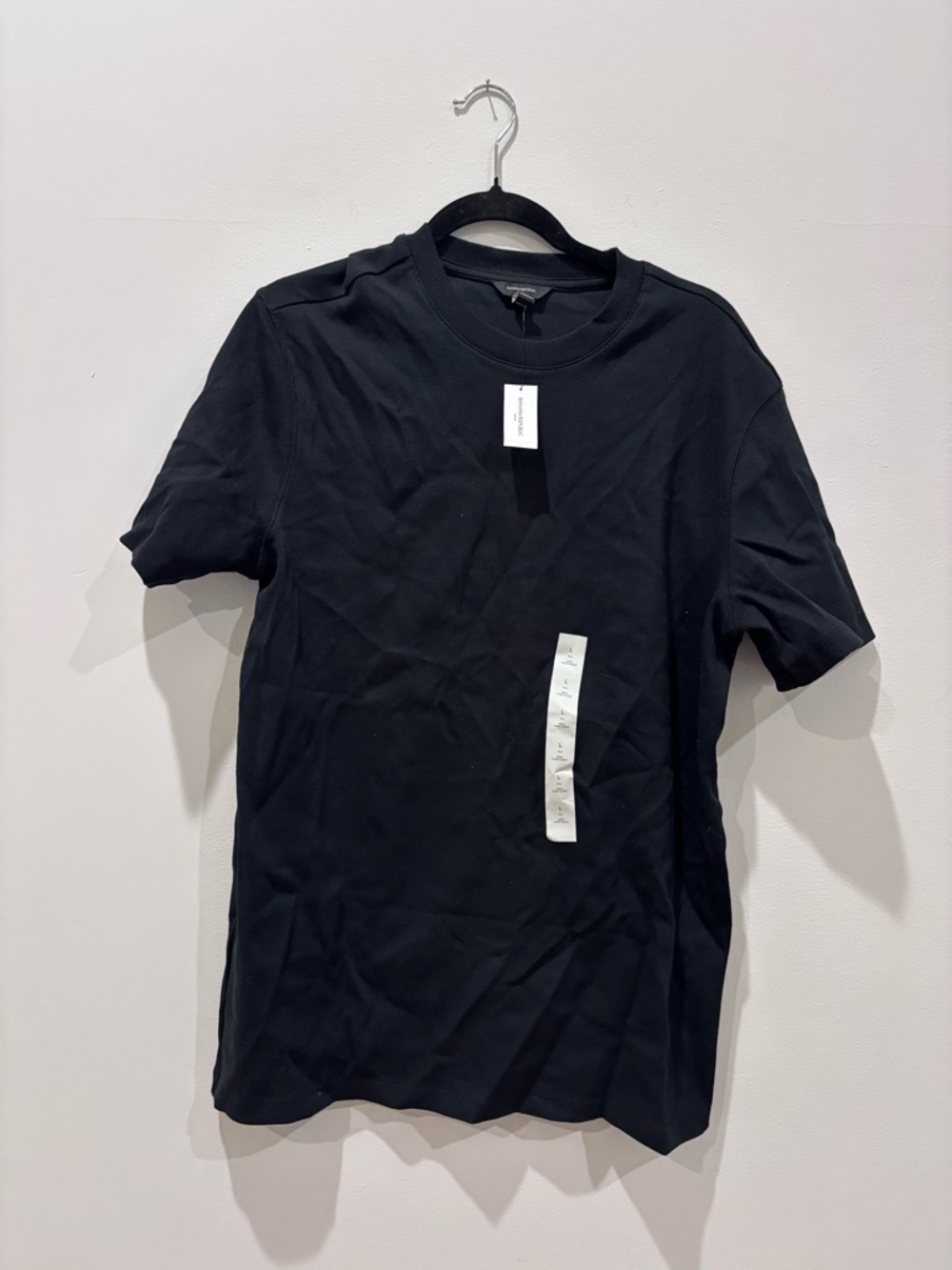 Banana Republic Black Short-Sleeve Crew Tee